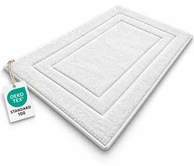 Produktbild von Badvorleger Frottier 700 g/m² 50 x 80 cm Weiß