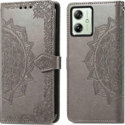 Image de imoshion Bibliothèque Mandala pour le Motorola Moto G54 - Gris
