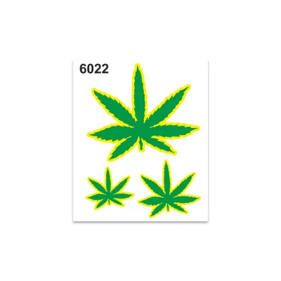 Image de Autocollant Marijuana 10x12cm