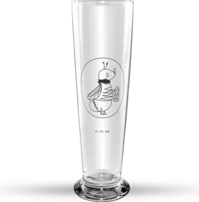 Produktbild von Mr. & Mrs. Panda Bierglas Glühwürmchen - Transparent - Geschenk, Lustige Sprüche, Glasbecher, Trinkglas, Bierbecher, Bier Glas, Jahrestag, Verlobung, Lieblingsmensch