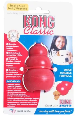 Productafbeelding van Hondenspeelgoed rubber small rood Kong