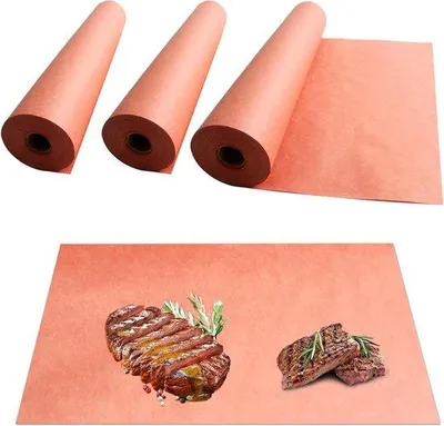 Produktbild von Famanu Grillpapier 45 cm x 10 m - Rosa, für saftige Grill- und Räuchergerichte