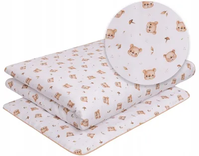 Produktbild von INFANTILO Teddy Bear Kinder-Bettwäsche-Set Baumwolle 135x100