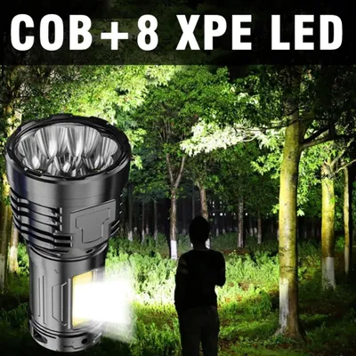 Obrázek produktu pro LED venkovní svítilna USB dobíjecí super jasná pro kempování - rybaření - turistiku