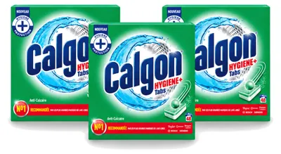Immagine prodotto di 3 pastiglie per la pulizia della lavatrice Calgon – protezione contro il calcare – confezione  – 3 pezzi