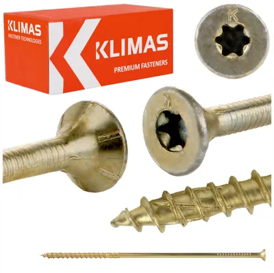 Zdjęcie produktu dla Wkręty do konstrukcji drewnianych, 8 x 260 mm, z łbem Torx (TX40), 50 sztuk