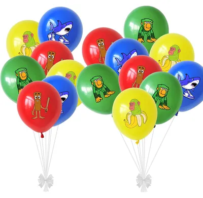 18 Latexballons 30 cm, bunt, Geburtstagsdeko, Partydeko