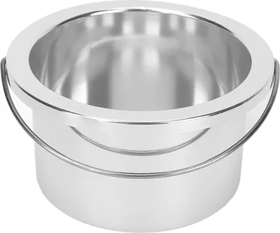 Produktbild von 100 mm Wachswärmer, Ersatztopf, tragbare Haarentfernungs-Wachsschale, Zubehör für Haarentferner-Maschine, Silber