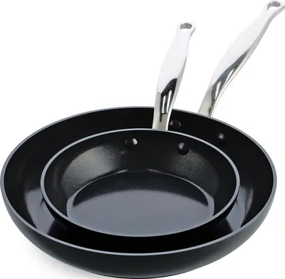 Produktbild von GreenPan Barcelona Bratpfannenset 20cm+28cm, Aluminium, antihaftbeschichtet