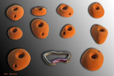 Produktbild von Mini Spheres Klettergriffe S von Move-it-Climbingholds,gelb