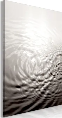 Produktbild von Vliesstoff Leinwandbild - Water Surface (1 Part) Vertical 80x120 cm Landschaften c-B-0590-b-a