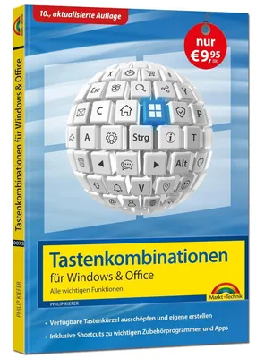Produktbild von Tastenkombinationen für Windows 11, 10, 8.1, 7 & Microsoft 365, Office 2024 - 2010 - Alle wichtigen Funktionen