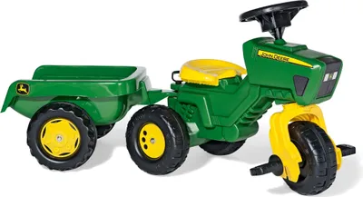 Produktbild von Treppe Traktor RollyTrac John Deere Junior-grün