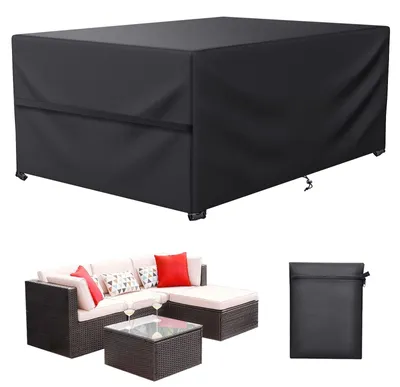 Immagine prodotto di Copertura impermeabile per mobili da giardino – Tessuto Oxford resistente 600D, dimensioni 280x180x90 cm