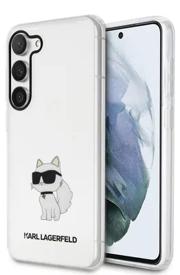 Zdjęcie produktu dla Etui Karl Lagerfeld Ikonik Choupette do Samsung Galaxy S23 przezroczysty