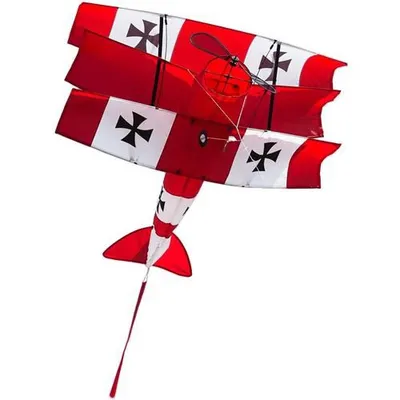 Image de Cerf-volant pour enfants HQ Red Baron 3D 106015 Rouge 104 x 100 cm