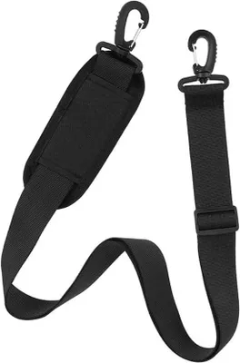 Image de Différentes sangles de sac, réglables, noires, jusqu'à 160 cm, sangles d'épaule pour bagages, sacs de voyage et sacs de sport