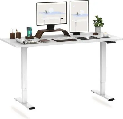 Produktbild von FLEXISPOT Schreibtisch EB2-SET, Höhenverstellbarer Schreibtisch, Dual-Motor & 2-FACH-TELESKOP