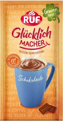 Produktbild von RUF Glücklichmacher Tassenpudding Schokolade 59g