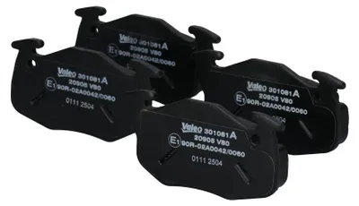 Image de Jeu de plaquettes de frein avant 17,7 mm VALEO pour, entre autres, PEUGEOT 106
