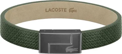 Image de Bracelet Grü nes Monogram Leather 2040186 - Longueur : 17,5 cm