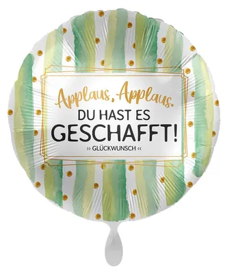 Produktbild von Folienballon Abi Applaus Applaus 43cm Abitur Prüfung