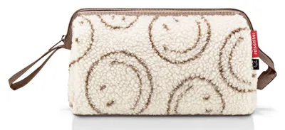 Image de reisenthel trousse de toilette Travel Cosmetic Bag Smile Teddy Chocolate écru
