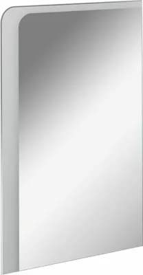Immagine prodotto di Specchio LED FACKELMANN MILANO 55 / Specchio da parete con LED di design / Dimensioni (L x A x P): ca. 55 x 80 x 3 cm / Colore della luce: bianco freddo / Potenza: 11,8 Watt / Specchio da bagno con LED sostituibili