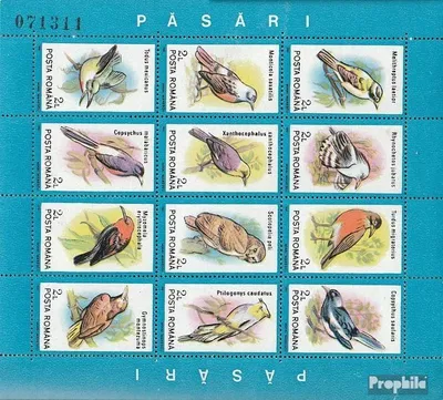 Produktbild von Briefmarken Rumänien 1991 Mi Block266 (kompl.Ausg.) postfrisch Vögel