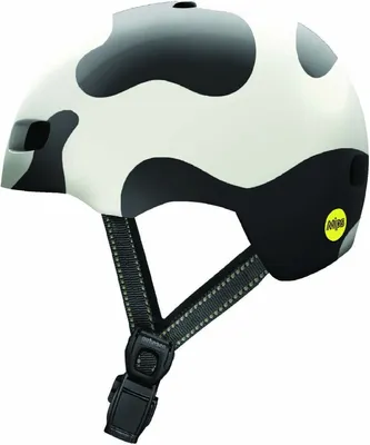 Immagine prodotto di Casco bici bambino Nutcase Baby Nutty Mips, XXS, Moove Over - Nero Bianco