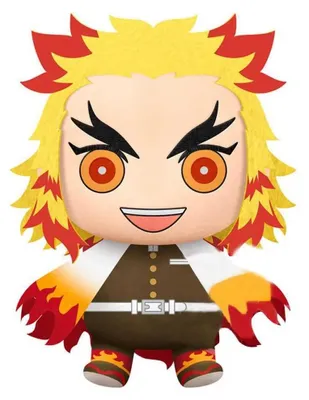 Immagine prodotto di Banpresto Demon Slayer Grande peluche Kyojuro Rengoku 32 cm Golden Golden Taglia unica