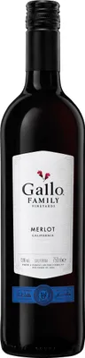Obrázek produktu pro Gallo Family Vineyards Merlot Kalifornské červené víno polosuché 750ml