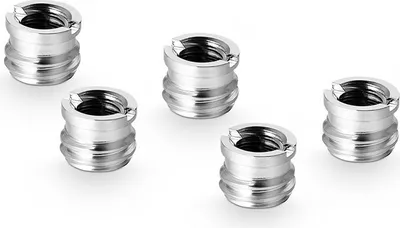 Produktbild von SmallRig 1610, Schraubadapter, Edelstahl, Edelstahl, 1/4, 3/8", 8 g, 5 Stück(e)