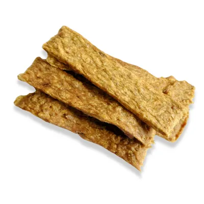 Image de Bâtonnets de viande séchée naturelle de pintade 100 g – 100 % pintade, sans céréales, friandises à mâcher pour chiens, délicatement séchées, friandises