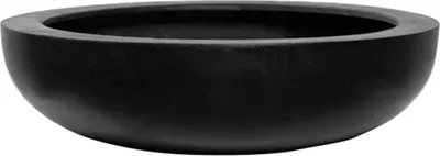 Produktbild von Pottery Pots Blumentopf-Pflanzenschale Monique Schwarz D 34 cm H 10 cm