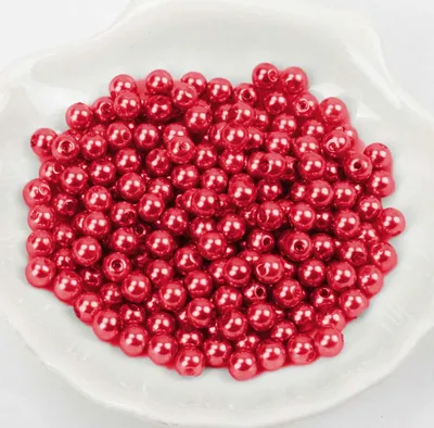 Obrázok produktu pre Voskové korálky - 600 kusov - 2 mm - červené