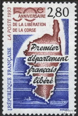 Produktbild von Briefmarken Frankreich 1993 Mi 2974 (kompl.Ausg.) postfrisch Korsika