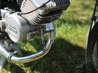 Obrázek produktu pro Ladení výfuku Rezonancní výfuk 60-85cc s Dome - pro Simson S50, S51, S70