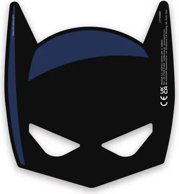 Produktbild von BATMAN-Geburtstagsparty-Papiermasken, 6 Stk.