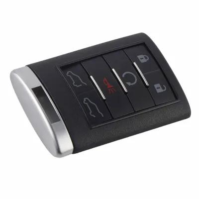Produktbild von 6-Tasten-Schlüsselanhänger, Schlüsselgehäuse, schlüsselloses Gehäuse für Cadillac, Schlüsselanhänger für Cadillac, Schlüsselgehäuse, Fernbedienungsschlüsselgehäuse, schlüsselloses Schlüsselgehäuse