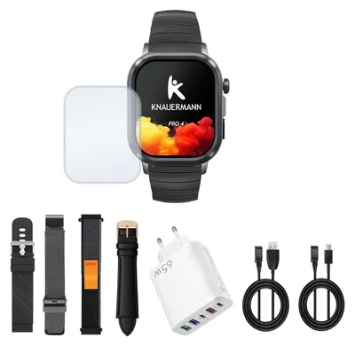 Produktbild von Knauermann PRO 4 (2026) Smartwatch mit Anruf & SOS Funktion