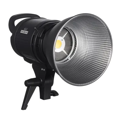 Produktbild von Quadralite VideoLED 600 Bi-Color Dauerlichtlampe – dimmbare LED Studioleuchte mit variabler Farbtemperatur, Bowens-Anschluss, 60W