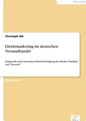 Produktbild von Direktmarketing im deutschen Versandhandel