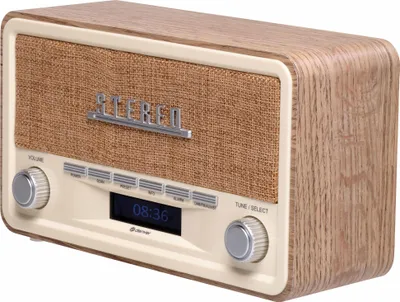 Produktbild von Denver Denver DAB-Radio - Retro-Radio - Bluetooth - DAB+/ FM - Dimmbar - Batterien & Netzanschluss - DAB18LW