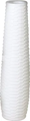 Zdjęcie produktu dla Gilde Vase, "Catania", Keramik, weiß, VE 1, H. 75 cm, D. 18 cm  26457