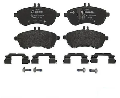 Produktbild von Brembo Bremsbelagsatz, Scheibenbremse Vorderachse P 50 067
