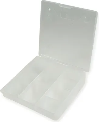 Obrázok produktu pre Motoforce box na malé diely, priehľadný, s 9 priehradkami, 137x137x30mm
