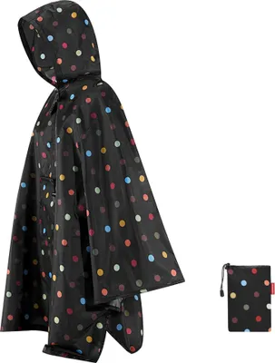 Produktbild von Reisenthel mini maxi poncho, Regenmantel, Erwachsener, 1 Taschen, Polyester, Schwarz, Mehrfarbig