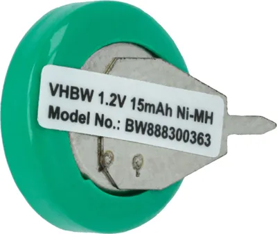 Produktbild von vhbw Akku Ersatz für 1/V15H für Modellbau (20mAh, 1,2V, NiMH), mit 2 Pin Stecklötfahne