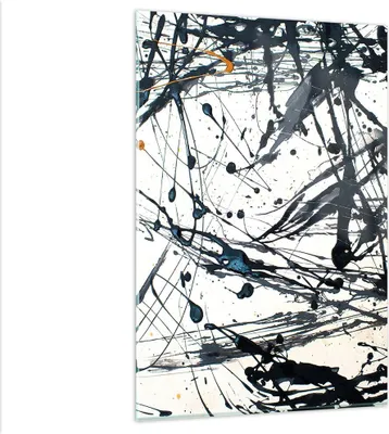 Produktbild von Bilder auf glas - Einteilig - Abstraktion modern - 80x120cm - Glasbilder - Wandbilder - Bilder - zum Aufhängen bereit - Wanddekoration aus Glas - Glas Bilder - Wandbild auf Glas - GPA80x120-3442
